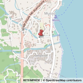 Mappa Piazza della Vittoria, 1, 22010 Musso CO, Italia, 22010 Musso, Como (Lombardia)