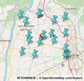 Mappa Via Pecile, 33034 Fagagna UD, Italia (7.31158)