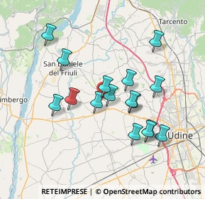 Mappa Via Pecile, 33034 Fagagna UD, Italia (6.5175)