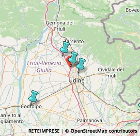 Mappa Via des Giavis, 33010 Pagnacco UD, Italia (32.94214)