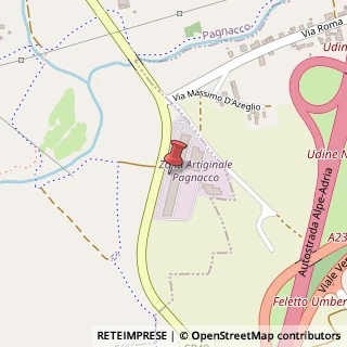 Mappa Via des Giavis, 27, 33010 Pagnacco, Udine (Friuli-Venezia Giulia)