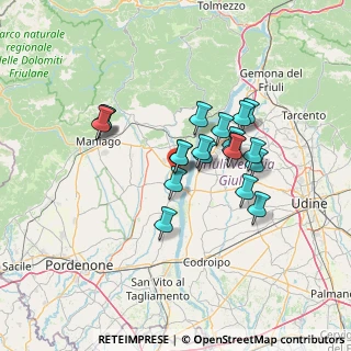 Mappa Via Santorini, 33097 Spilimbergo PN, Italia (10.7845)