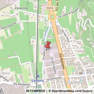 Mappa Via delle Crosare, 10, 38121 Trento, Trento (Trentino-Alto Adige)