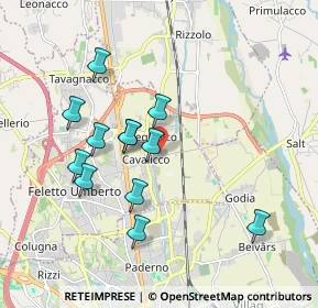Mappa Via S. Bernardo, 33010 Feletto Umberto UD, Italia (1.70333)