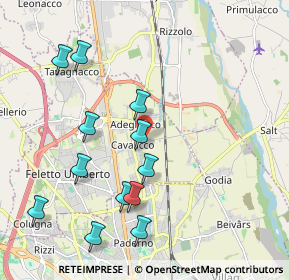 Mappa Via S. Bernardo, 33010 Feletto Umberto UD, Italia (2.115)