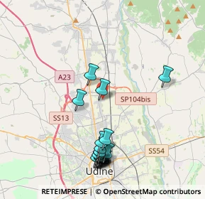 Mappa Via S. Bernardo, 33010 Feletto Umberto UD, Italia (4.332)