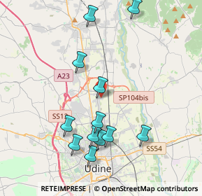 Mappa Via S. Bernardo, 33010 Feletto Umberto UD, Italia (4.03333)