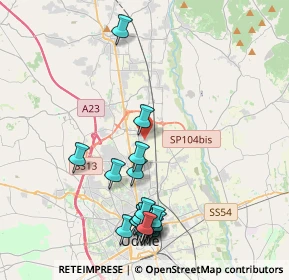 Mappa Via S. Bernardo, 33010 Feletto Umberto UD, Italia (4.56895)