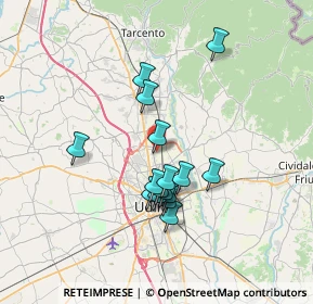 Mappa Via S. Bernardo, 33010 Feletto Umberto UD, Italia (5.76813)