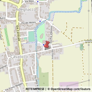 Mappa Via San Bernardo,  25, 33010 Tavagnacco, Udine (Friuli-Venezia Giulia)