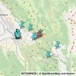 Mappa Via S. Francesco, 67030 Pacentro AQ, Italia (4.166)