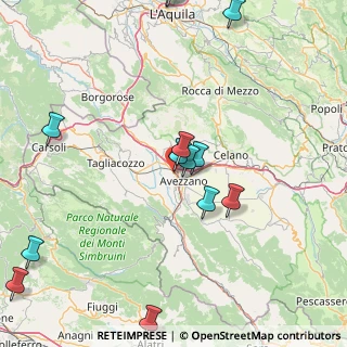 Mappa Via Tiburtina Valeria km 111, 67068 Avezzano AQ, Italia (21.32769)