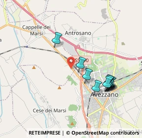 Mappa Via Tiburtina Valeria km 111, 67068 Avezzano AQ, Italia (2.01182)