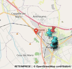 Mappa Via Tiburtina Valeria km 111, 67068 Avezzano AQ, Italia (2.29176)