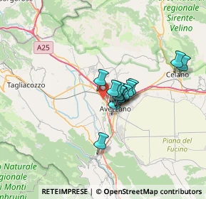 Mappa Via Tiburtina Valeria km 111, 67068 Avezzano AQ, Italia (4.53538)