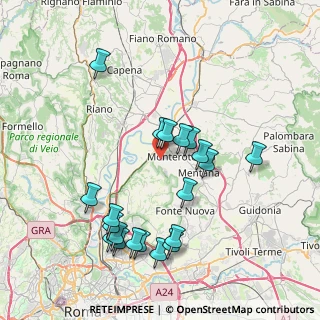 Mappa Via Acqua Salsa, 00015 Monterotondo RM, Italia (8.5895)