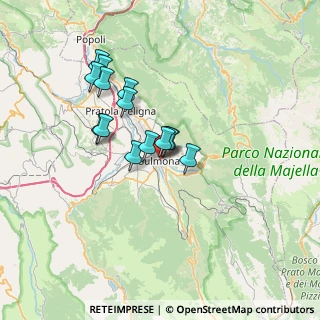 Mappa Via Fiume, 67039 Sulmona AQ, Italia (5.82143)