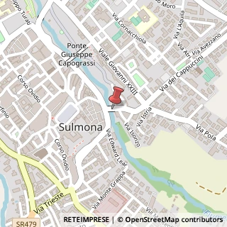 Mappa Via Guido Gonella, 5, 67039 Sulmona, L'Aquila (Abruzzo)