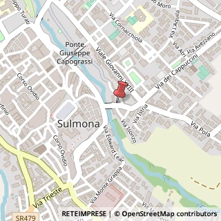 Mappa Via Fiume, 7, 67039 Sulmona, L'Aquila (Abruzzo)