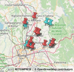 Mappa Via Francesco Borromini, 00013 Mentana RM, Italia (12.027)