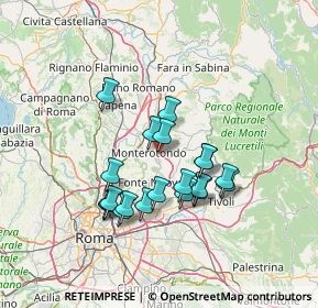 Mappa Via F. Brunelleschi, 00013 Mentana RM, Italia (12.5735)