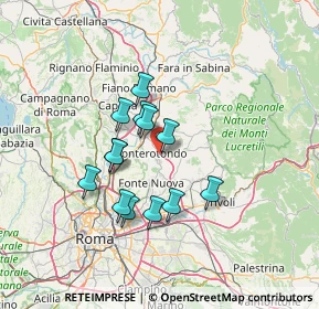 Mappa Via F. Brunelleschi, 00013 Mentana RM, Italia (11.60846)