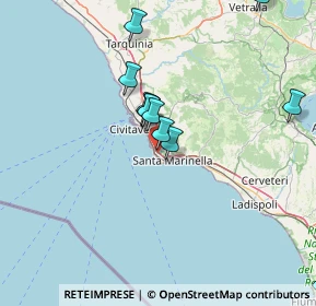 Mappa Via Oceano Pacifico, 00058 Santa Marinella RM, Italia (24.55941)