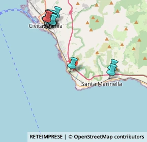 Mappa Via Oceano Pacifico, 00058 Santa Marinella RM, Italia (5.22111)