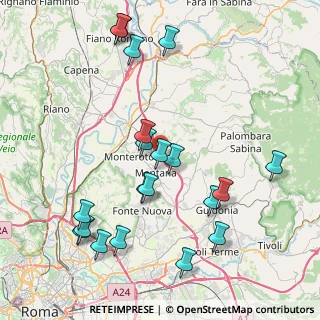 Mappa Via Enrico Fermi, 00013 Mentana RM, Italia (9.538)