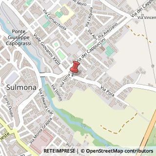 Mappa Via Pola, 16, 67039 Sulmona, L'Aquila (Abruzzo)