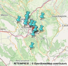 Mappa Via Panfilo Mazara, 67039 Sulmona AQ, Italia (9.27667)