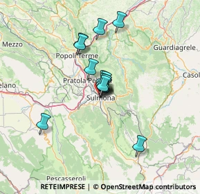 Mappa Via Panfilo Mazara, 67039 Sulmona AQ, Italia (9.18571)