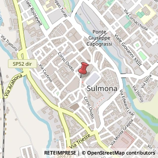 Mappa Corso ovidio 193, 67039 Sulmona, L'Aquila (Abruzzo)