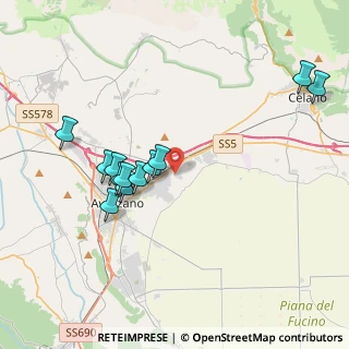 Mappa Via G. Verrazzano, 67051 Avezzano AQ, Italia (3.99417)