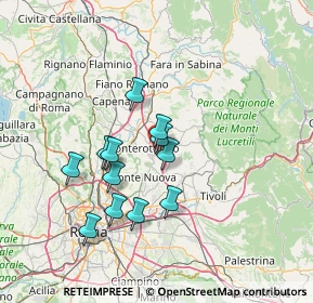 Mappa Autostrada del Sole, 00013 Mentana RM, Italia (12.42833)