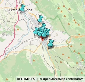 Mappa Via Cesare Battisti, 67039 Sulmona AQ, Italia (1.585)