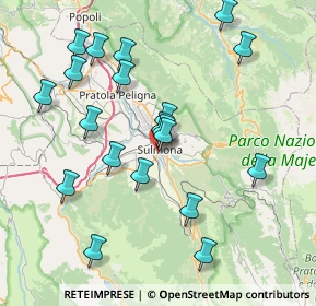 Mappa Via Cesare Battisti, 67039 Sulmona AQ, Italia (8.486)
