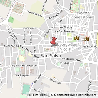 Mappa Piazza San Nicola, 13, 66050 San Salvo, Chieti (Abruzzo)
