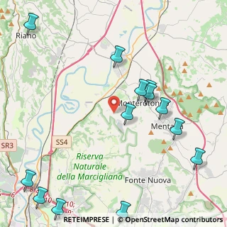 Mappa Via di Valle Ricca, 00138 Roma RM, Italia (5.88154)