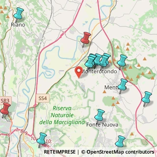 Mappa Via di Valle Ricca, 00138 Roma RM, Italia (5.20733)