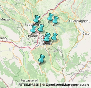 Mappa Via Armando Diaz, 67039 Sulmona AQ, Italia (9.8775)