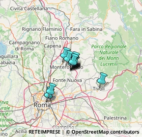 Mappa Via Ottorino Respighi, 00013 Mentana RM, Italia (6.13643)