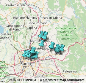 Mappa Via Ottorino Respighi, 00013 Mentana RM, Italia (12.6565)