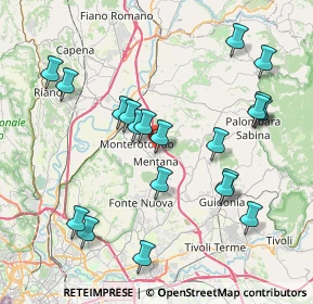 Mappa Via Ottorino Respighi, 00013 Mentana RM, Italia (8.7485)