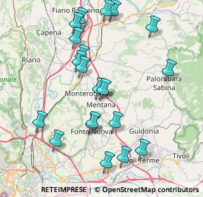 Mappa Via Ottorino Respighi, 00013 Mentana RM, Italia (8.783)