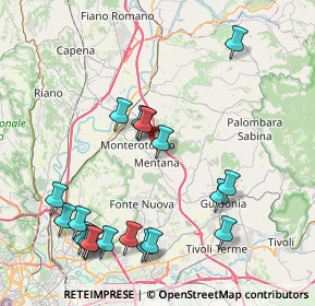 Mappa Via Ottorino Respighi, 00013 Mentana RM, Italia (9.713)