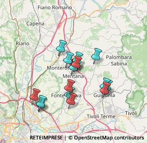 Mappa Via Ottorino Respighi, 00013 Mentana RM, Italia (6.37267)