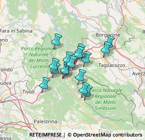 Mappa Via Roma, 67063 Oricola AQ, Italia (9.3325)