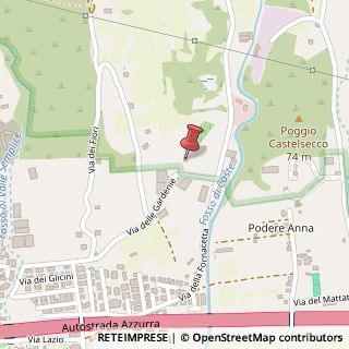 Mappa Via delle Gardenie, snc, 00058 Santa Marinella, Roma (Lazio)