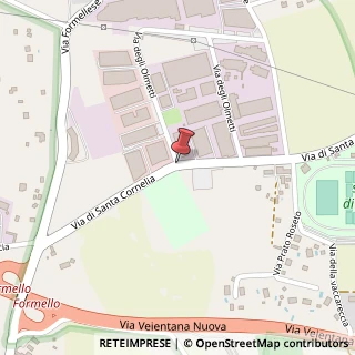 Mappa Via di Santa Cornelia, 5, 00060 Roma RM, Italia, 00060 Formello, Roma (Lazio)